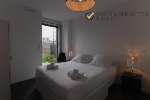 Appartements TY FOUR - Bel appartement T2 de standing vue mer : photos des chambres