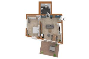 Yoga-Oase am Krakower See - Erdgeschoss mit Terrasse, Kamin & Sauna