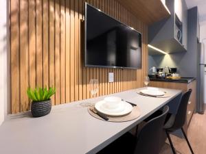 Studio novo Brooklin com Piscina no Rooftop