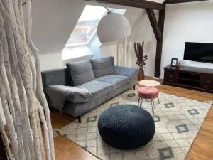 discovAIR Eisenach - Dachstudio Emma - Schwimmbad-Nah mit Netflix - Stregda