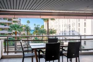 REF 1924 - Cannes Croisette - Sea view apartment for rent