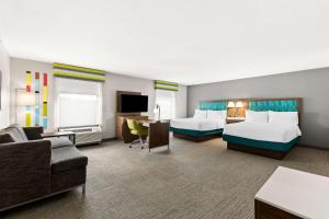 Queen Studio Suite with Two Queen Beds - Non-Smoking room in Hampton Inn & Suites Canton