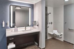 King Studio with River View - Mobility Accessible room in Homewood Suites Savannah Historic District/Riverfront