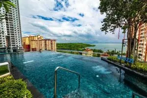 Urban Suites SKYLINE Georgetown Penang-Sea & City View - Affordable-Cozy & Luxury Stay - Jelutong