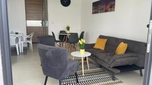 Apt con vista al mar en pozos colorados