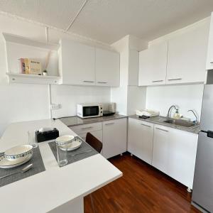 City view on hight floor