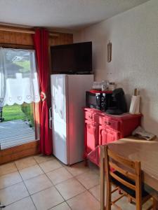 Appartements Studio pour 4 avec terrasse plein pied, coin montagne, vue montagne & nature a Praz sur Arly : photos des chambres