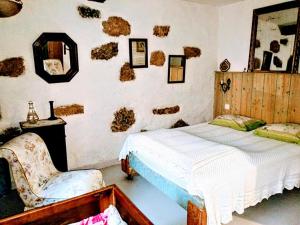 Maisons de vacances Maison sans mitoyennete 760 m d-altitude pour 6 personnes sur grand terrain non clos : photos des chambres