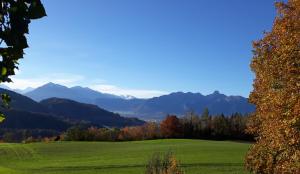 Tipi Zelt mit Bergsicht