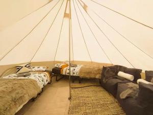 Tipi Zelt mit Bergsicht