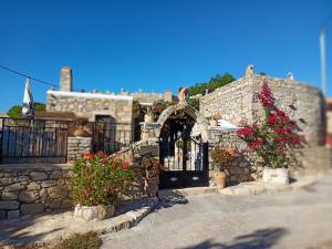 Traditional Creta stone house in serenity village