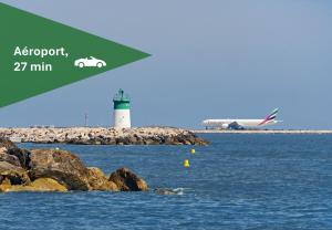 Ciel d Azur avec terrasse en plein centre près de la Croisette