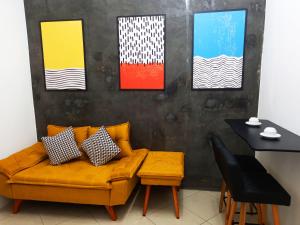 Studio na Praia de Copacabana, maquina de lavar