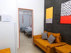 Studio na Praia de Copacabana, maquina de lavar