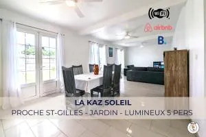 La Kaz Soleil - Grand Jardin - 10mins des plages - Saint-Gilles-les Hauts