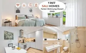 2BR 4Beds- schönste Aussicht - frisch saniert- barrierefreie! -Mozart ZWEI - Bietigheim - 内卡河畔弗赖贝格