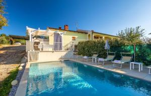 Beautiful Villa Vista Mare with pool in Vizinada