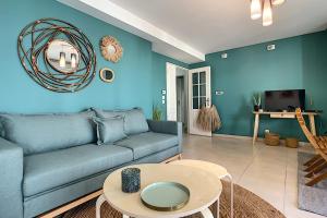 Centre, lumineux appartement T3 6 Pers Terrasse wifi pkg clim