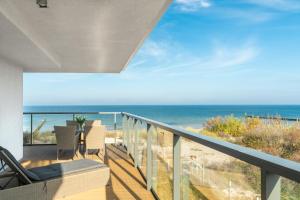 Apartament Dune - frontowy widok na morze w Gardenia