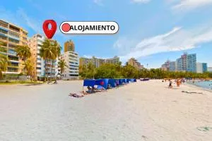 Hermoso Apartamento piso10 con Salida Directa a la playa increible en playa rodadero - Guachaca
