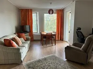 Tilava kolmio aseman vieressä kaksi makuuhuonetta - Henriksdal