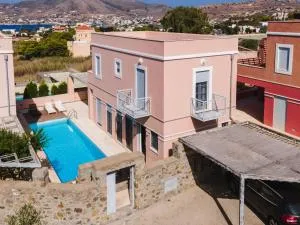 Villa Zoi with Sunset & Sea Views in Poseidonia, Syros - 波西多尼亚