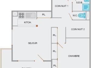 Appartements Appt 2 pieces pour 5 pers avec balcon et parking a Chinaillon, pres des pistes - FR-1-241-121 : photos des chambres