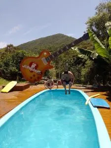 Sítio com piscina em Caldas da Imperatriz - 圣博尼法西乌
