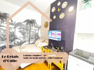 Appartements LeRelaisdOdile - Suite Studios Confort - Ideal PRO & Couple - LILLE VAUBAN : photos des chambres