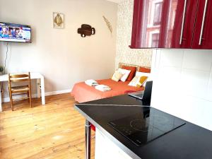 Appartements LeRelaisdOdile - Suite Studios Confort - Ideal PRO & Couple - LILLE VAUBAN : photos des chambres