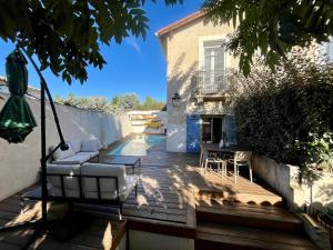 Appartements Villa Jardin piscine proche Centre-ville 10 mn des plages : photos des chambres