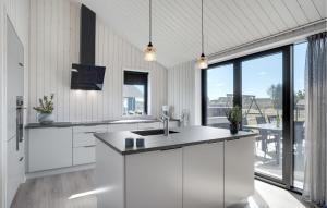 Awesome Home In Henne With Kitchen