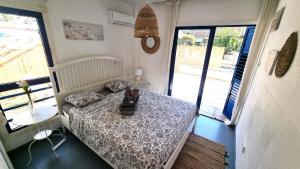 Boho Greek Haven with Orange Grove Views Near Beach