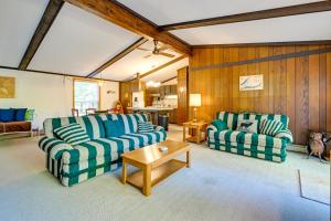 Lakefront Nekoosa Home Private Beach and Boat Dock!