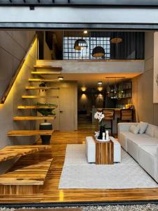 Cómodo Apto tipo Loft Parqueadero y Jacuzzi