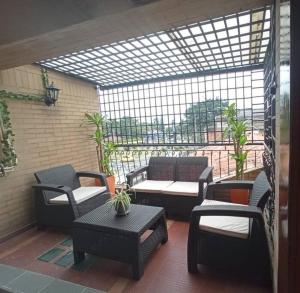 Confortable y único vista a las montañas