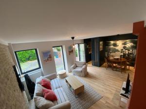 Maisons de vacances Maison normande typique a 150m mer 10 personnes : photos des chambres