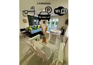 3 chambres, métro tram à 50 m, double parking privé ! - 沃昂夫兰