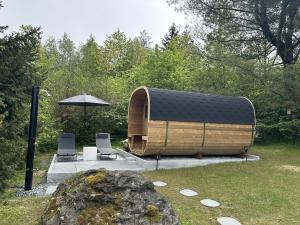 Ferienhaus Frankenwald 80qm unweit vom See in Lichtenberg - Sauna, Klima, Kamin, Garten - Bad Steben - Hof Saale