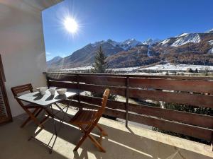 Appartements Studio cabine 4 pers. a Monetier-les-Bains, parking, balcon avec vue montagne - FR-1-330F-242 : photos des chambres