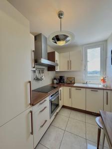 Superbe T2 avec vue sur le port et la mer avec parking privé 4RP221