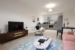 Sleek 1-Bed Apartment in Taunton Core - 汤顿