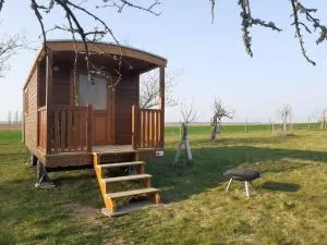 Les écogites de la sablière roulotte fée Viviane - Morée