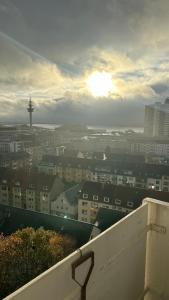 Penthouse Atmosphäre mit Meerblick FeWo am Deich 11