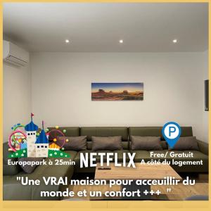 Maisons de vacances Europapark a 11km Maison Soleil climatise : photos des chambres
