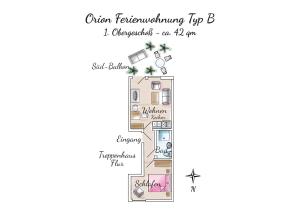 Gästehaus Orion - Wohnung 10