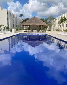 Departamento con vista a alberca, Aldea Tulum