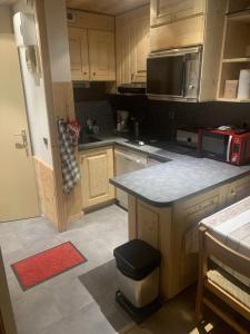 Appartement aux Coches skis aux pieds