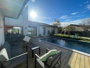 Villas Maison d-Architecte - 15 min Toulouse - Piscine : photos des chambres