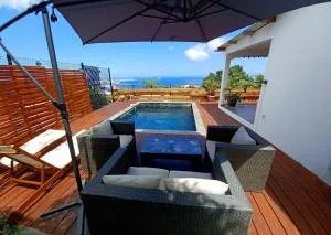 Havre de paix ,vue sur l'ocean - Ravine à Malheur